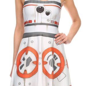 RARE // SOLD OUT POPRAGEOUS Star Wars BB8 Stretchy Skater Dress